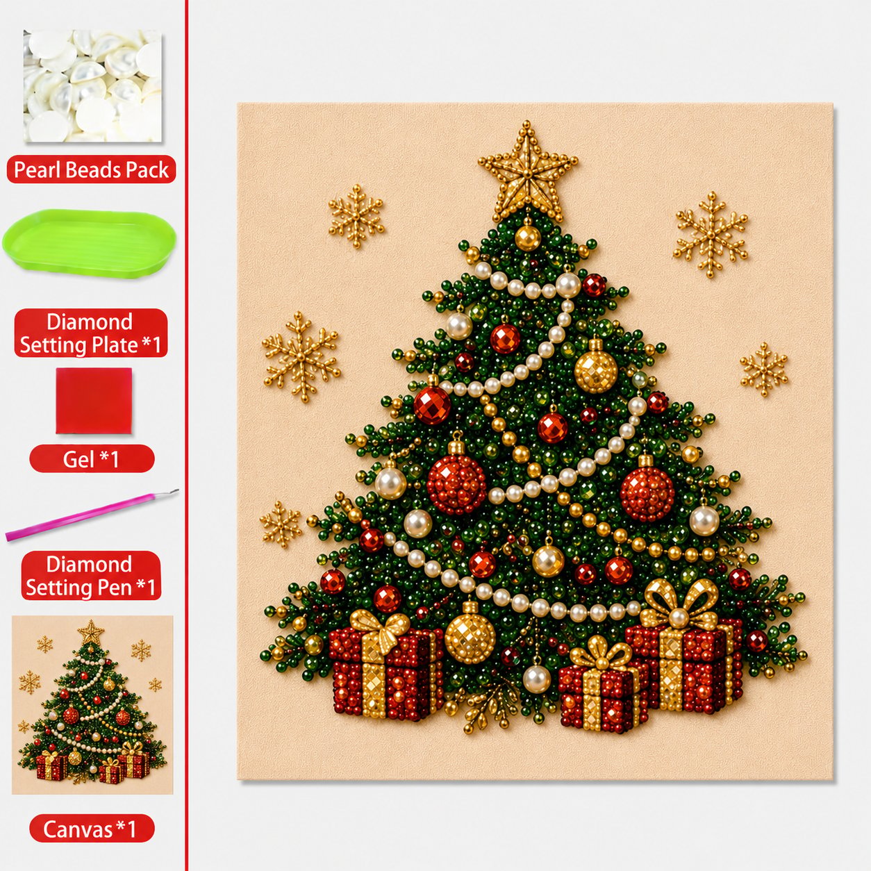 β€οΈ Craft Magical Memories: 5-Theme 3D Pearl Art Kit for the Family π¨