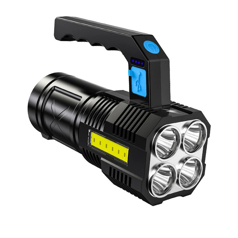 Rechargeable LED Tactical Flashlight – Multi-Function High Power Handheld Work Light