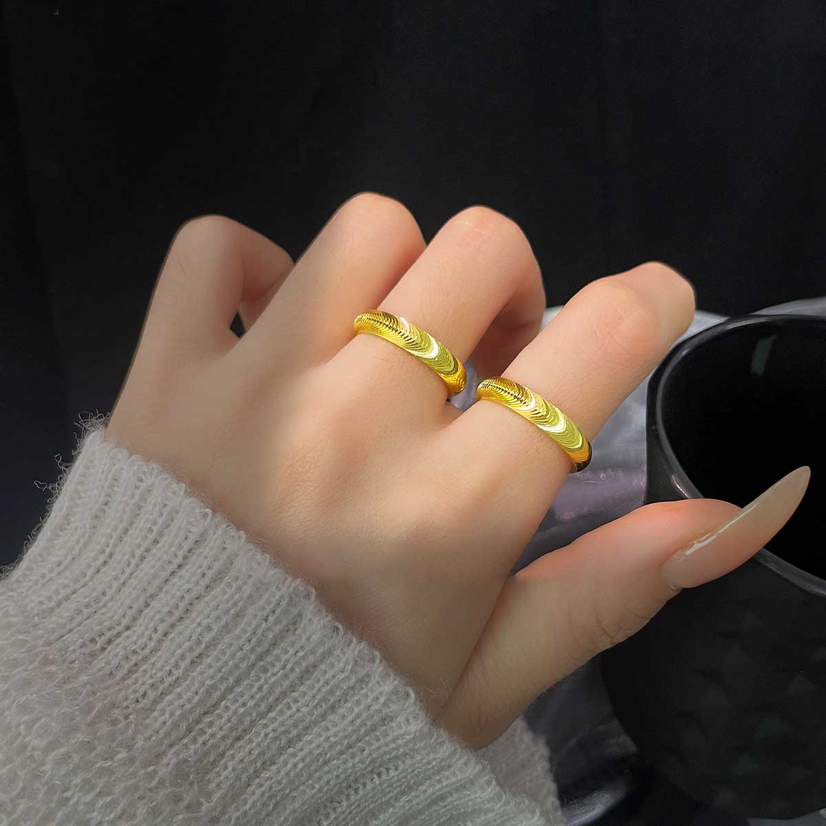 （🔥LAST DAY SALE-80% OFF) Skybity™ 💖Lymphatic magnetic therapy cats eye ring