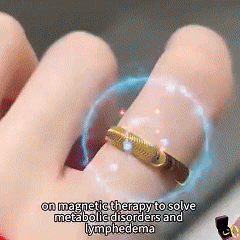 （🔥LAST DAY SALE-80% OFF) Skybity™ 💖Lymphatic magnetic therapy cats eye ring