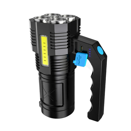 Rechargeable LED Tactical Flashlight – Multi-Function High Power Handheld Work Light