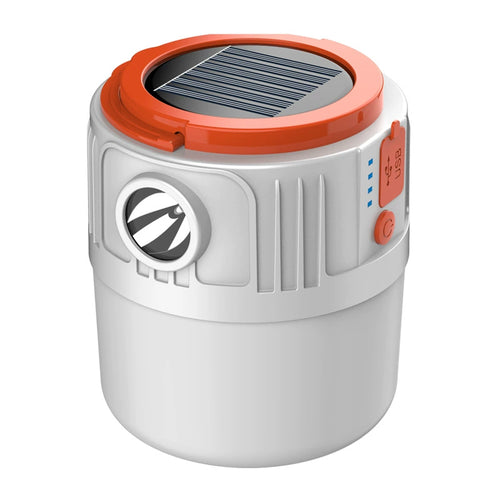 Solar Rechargeable Camping Lantern – Portable LED Tent Light with USB Power Bank